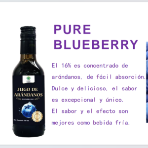 PURE BLUEBERRY (BLUEBERRY JUICE) (Jugo de Arándanos)